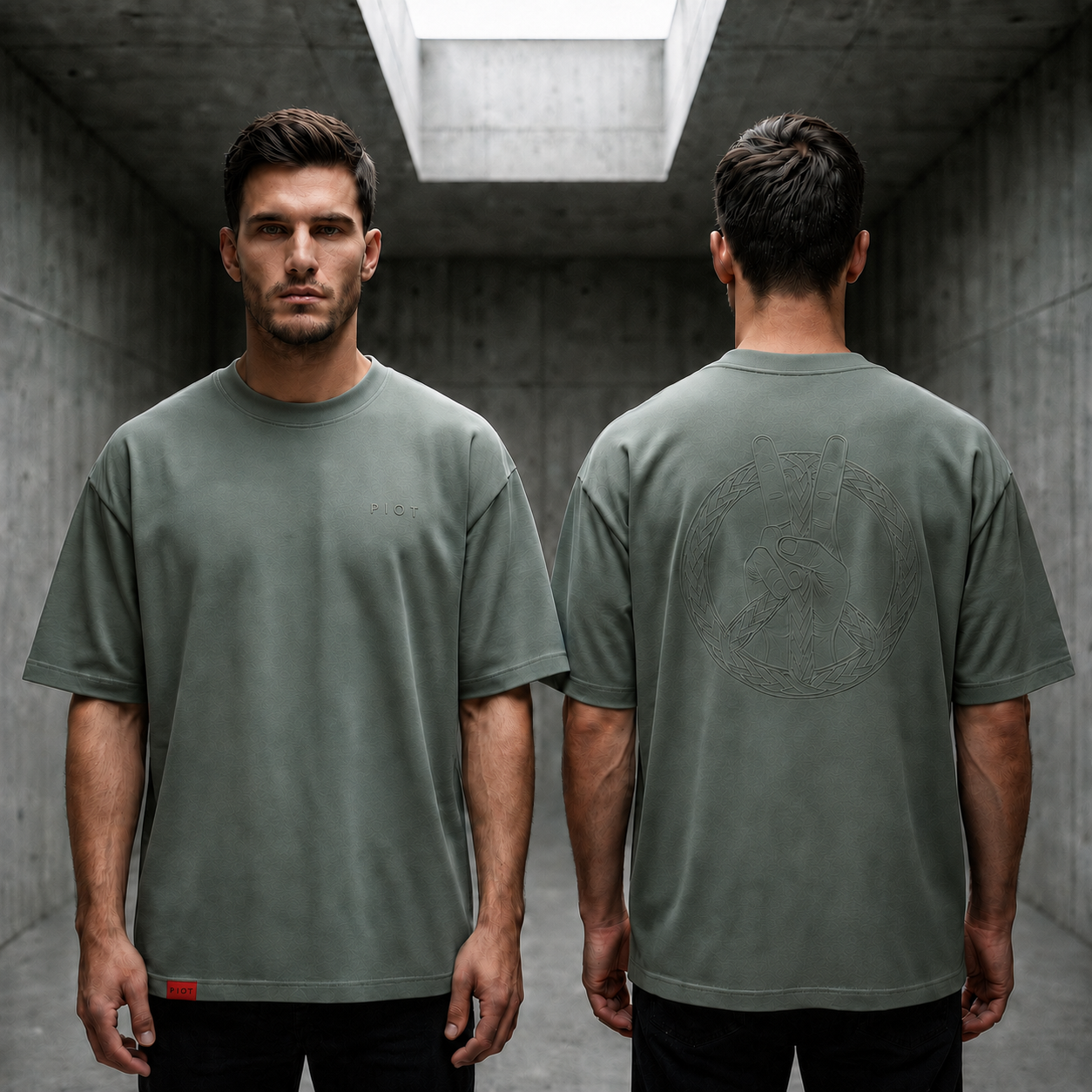 PIOT BOLD GREEN BAY oversized T-shirt preview