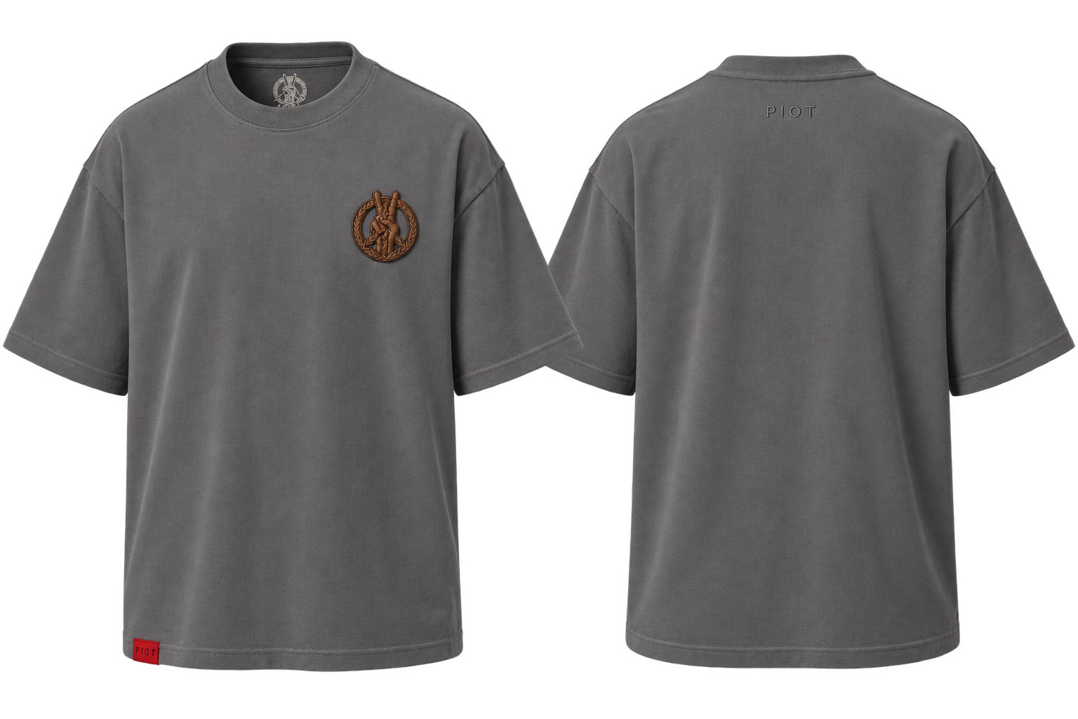 PIOT CLEAN MISTY GREY T-shirt